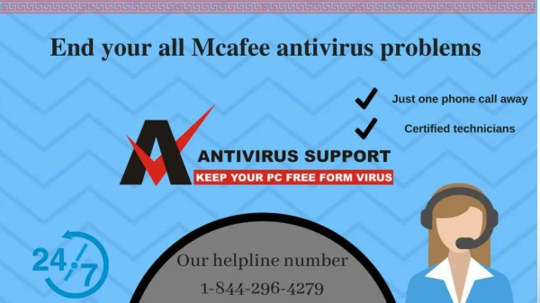 Best technical solutions for mcafee antivirus support