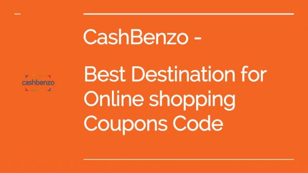 Best Destination for Online shopping Coupons Code