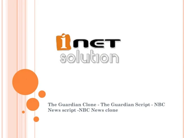 The Guardian Clone | NBC News script