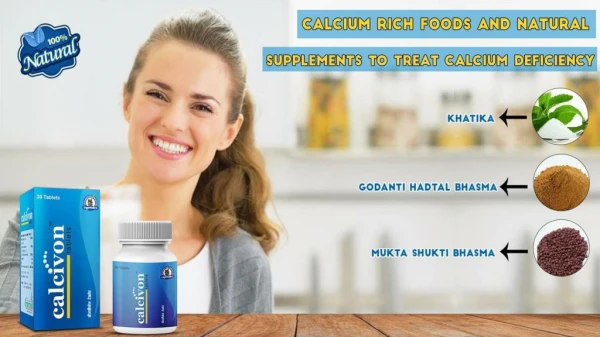 Natural Supplements to Treat Calcium Deficiency, Calcium Rich Foods