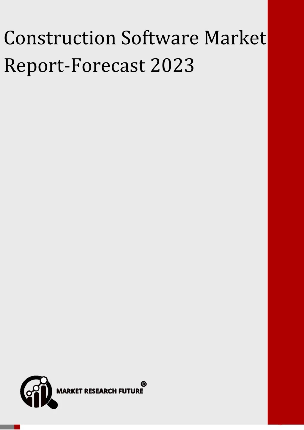 construction software market report forecast 2023