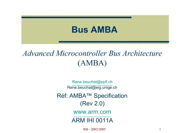 Bus AMBA