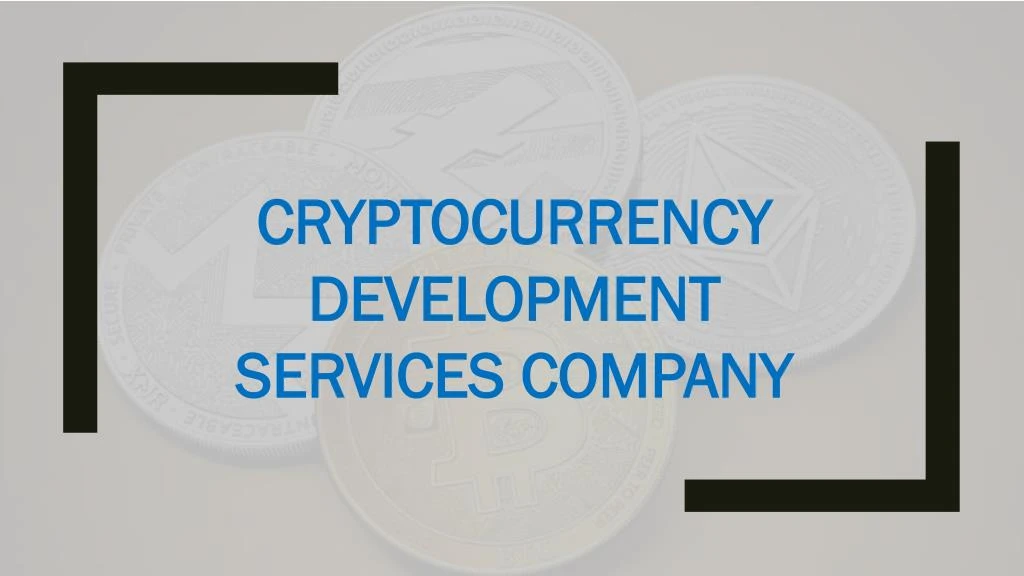 cryptocurrency development services company