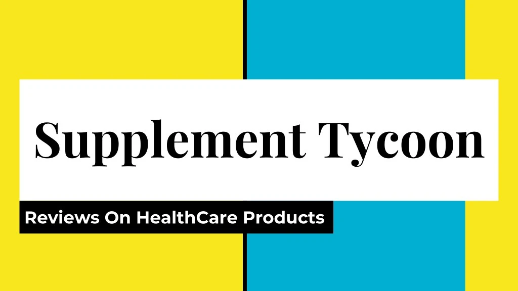 supplement tycoon