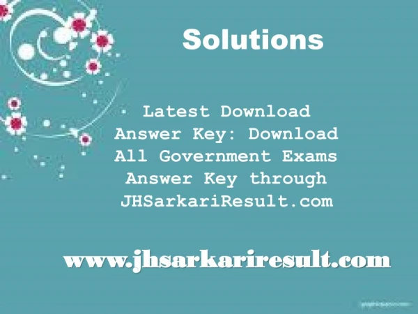 solutions