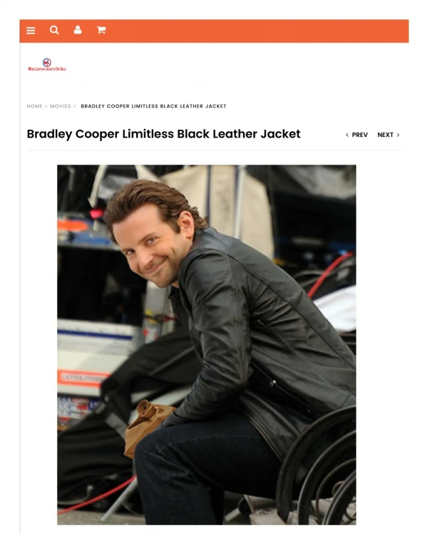 Bradley Cooper Limitless Black Leather Jacket
