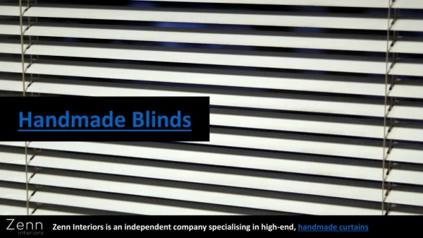 Handmade Blinds