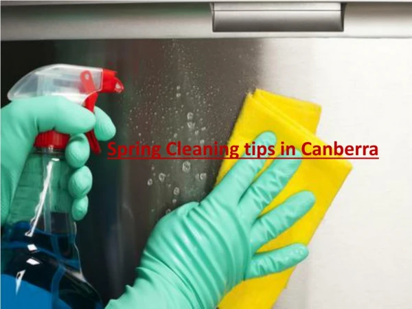 Easy and simple Spring Cleaning Tips