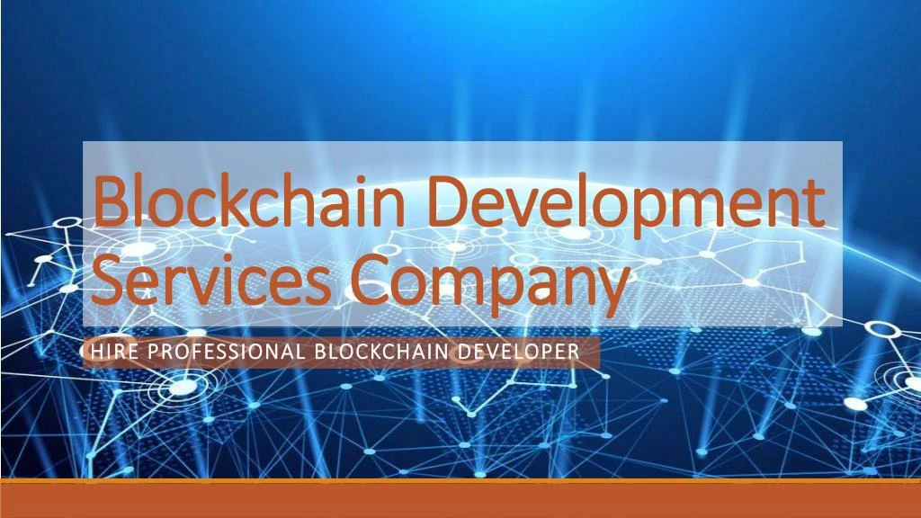 blockchain development services company