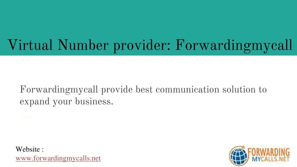 v irtual number provider forwardingmycall