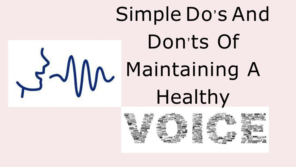 simple do s and don ts of maintaining a healthy