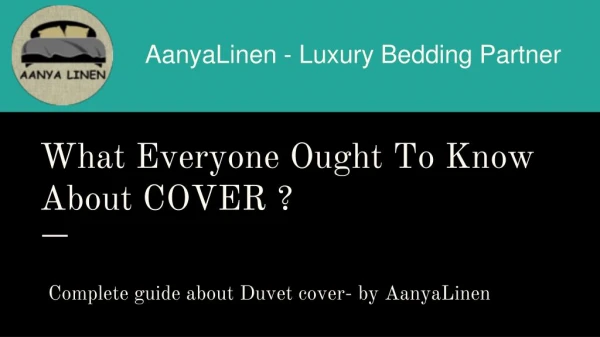 Amazing Solid duvet cover- by AanyaLinen