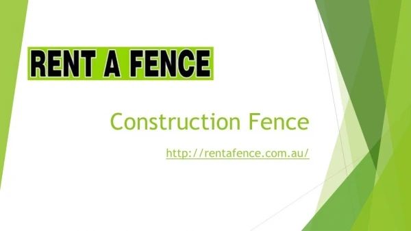 Construction Fence | Temporary Fencing Hire