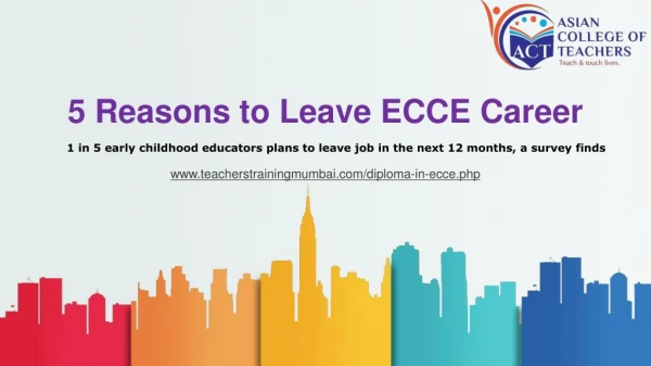 5 Reasons to Leave Early Childhood Care & Education Career