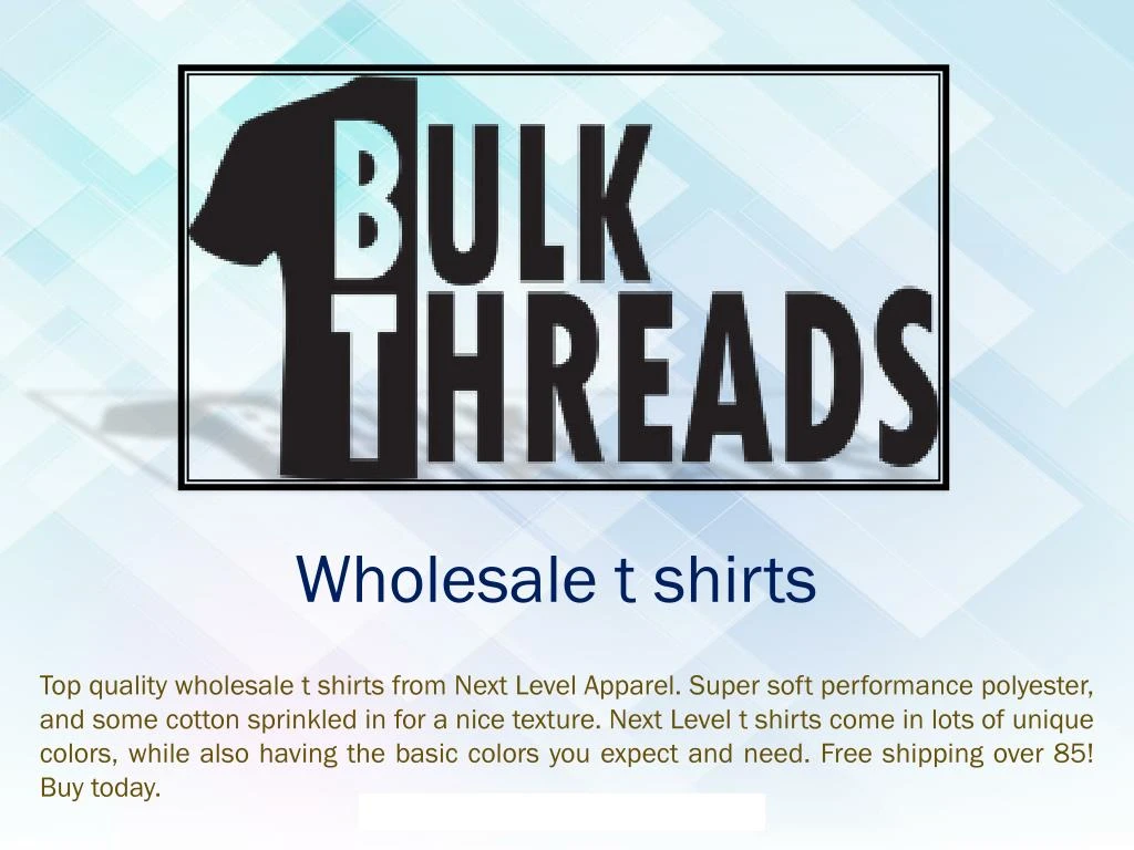 wholesale t shirts