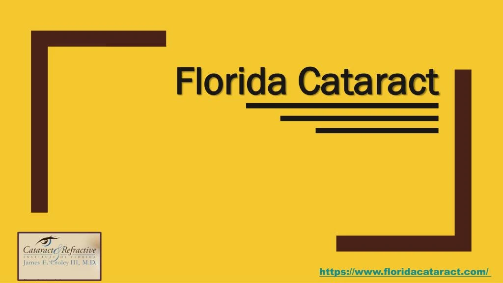 florida cataract