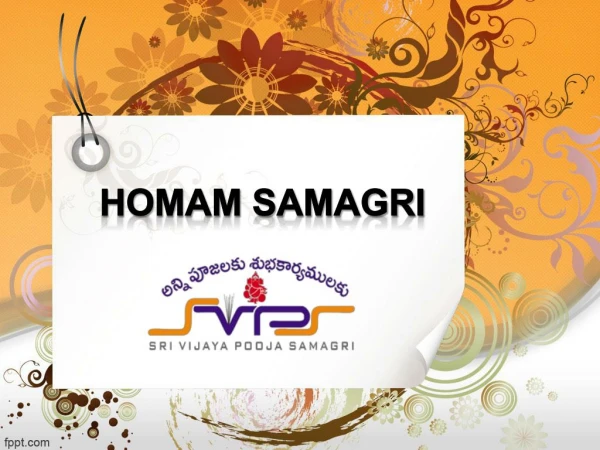 HOMAM Samagri,Buy Homam Pooja Samagri in Hyderabad - sri vijaya pooja samagri