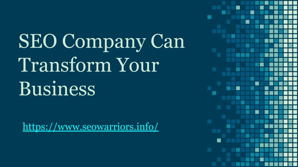 seo company can transform your business