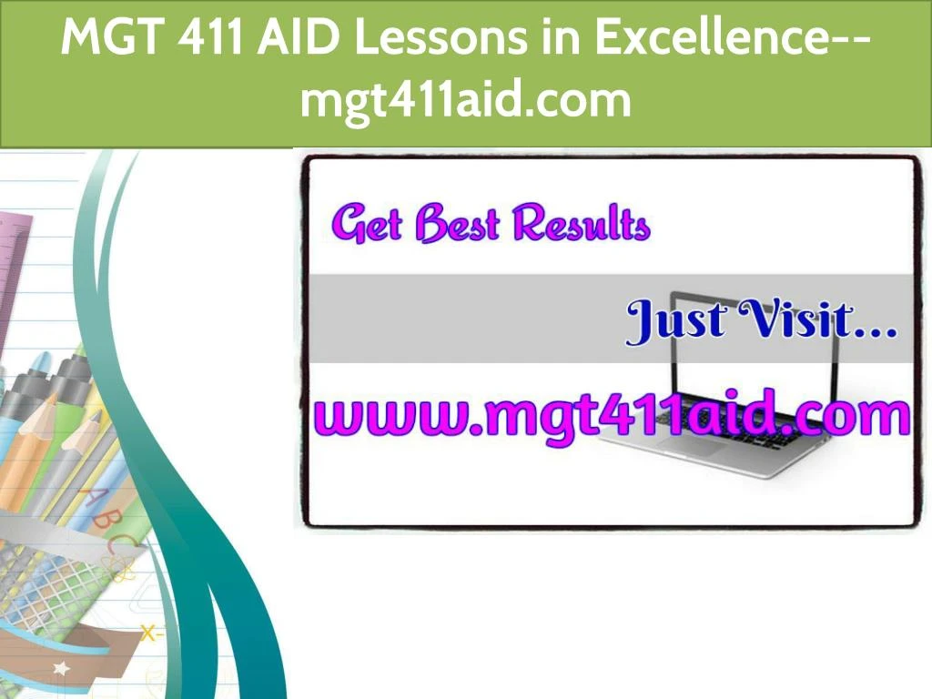 mgt 411 aid lessons in excellence mgt411aid com