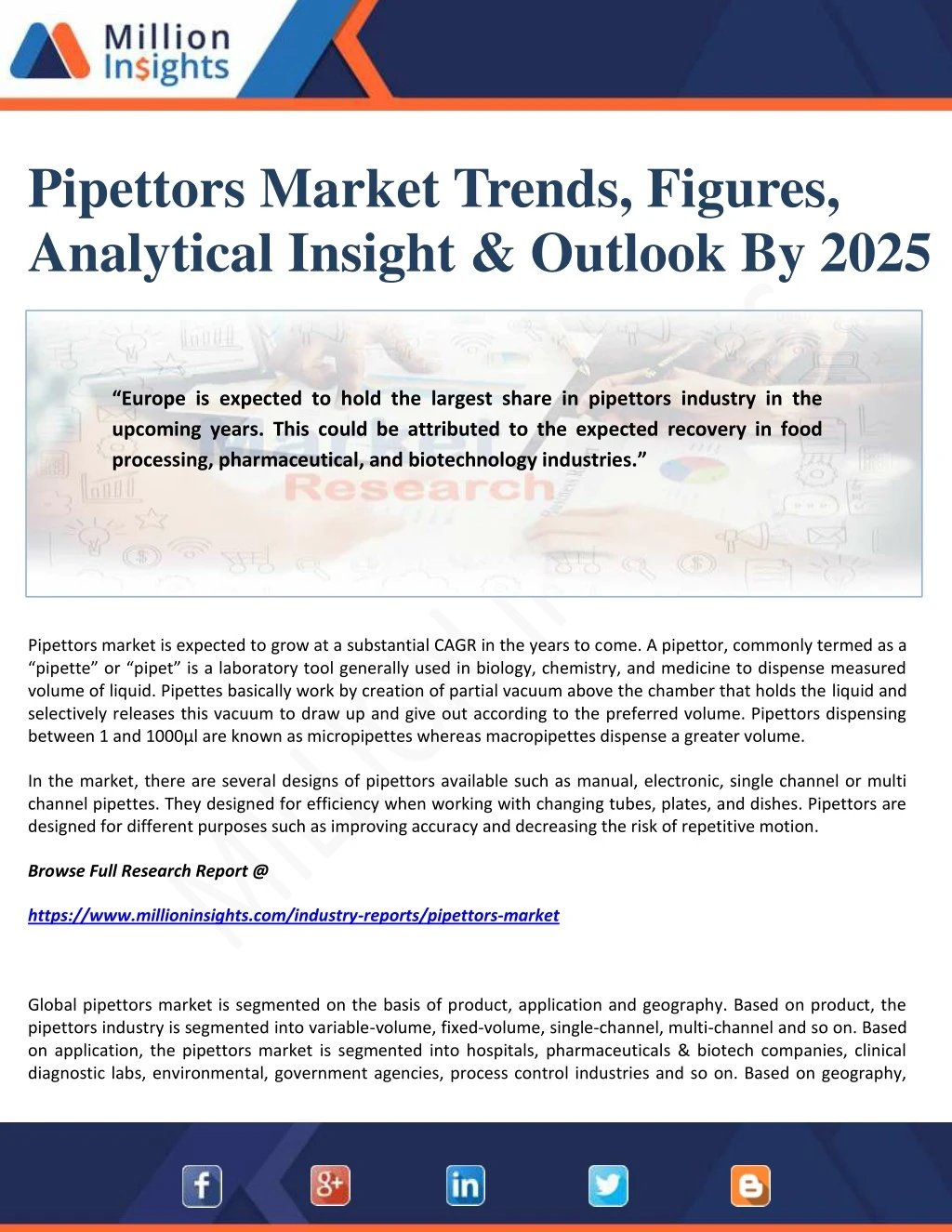 pipettors market trends figures analytical