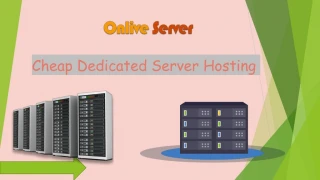 Onlive Server - Cheap Dedicated Server Hosting - slide 1