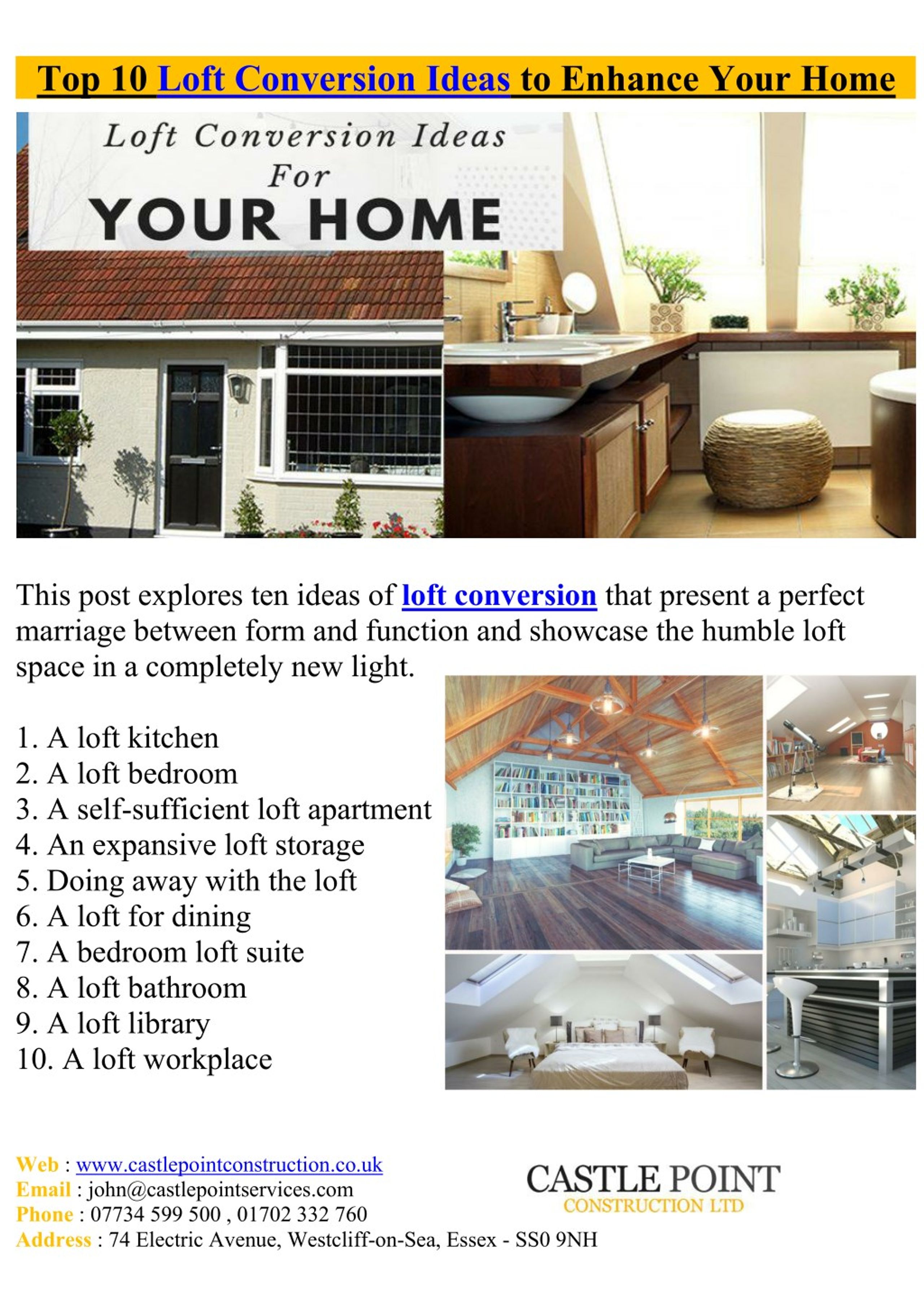 PPT - Top 10 Loft Conversion Ideas to Enhance Your Home PowerPoint ...