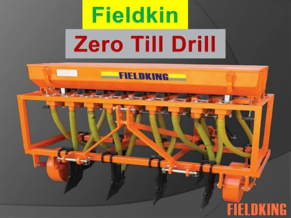Zero Till Machine - Fieldking