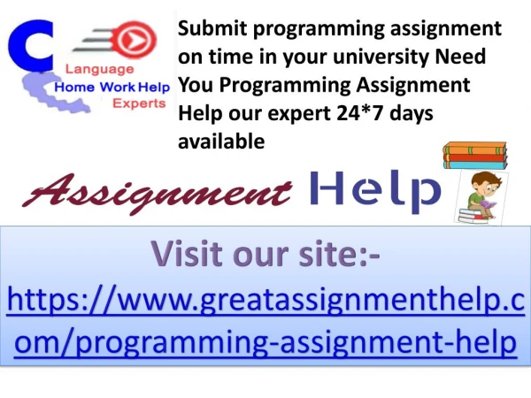 Get the programming help by us to achieve the good grade
