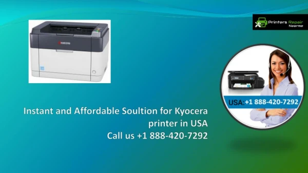 Instant and Affordable Solution for Kyocera printer