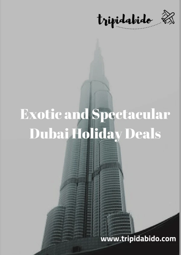 Dubai Holiday Deals | Dubai Holiday Packages | Tour Packages