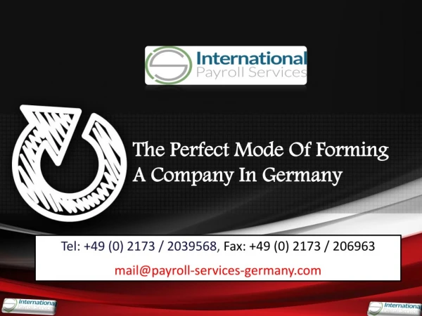 The Perfect Mode Of Forming A Company In Germany