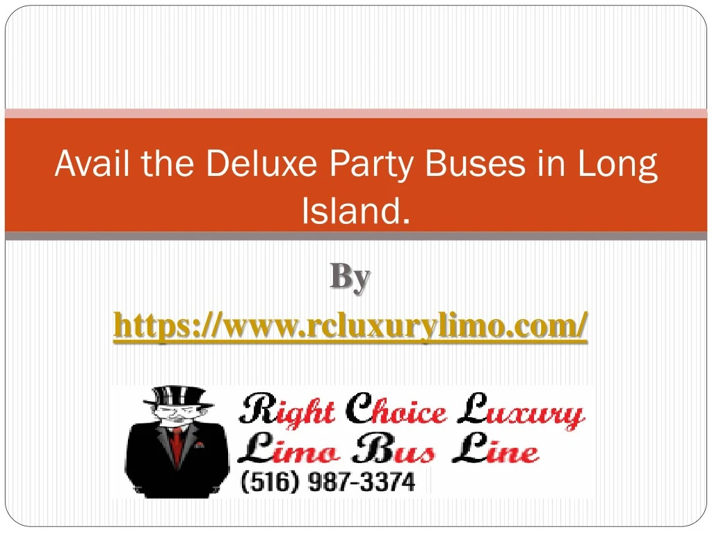 avail the deluxe party buses in long island