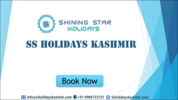 Travel Agent In Kashmir | Ssholidayskashmir