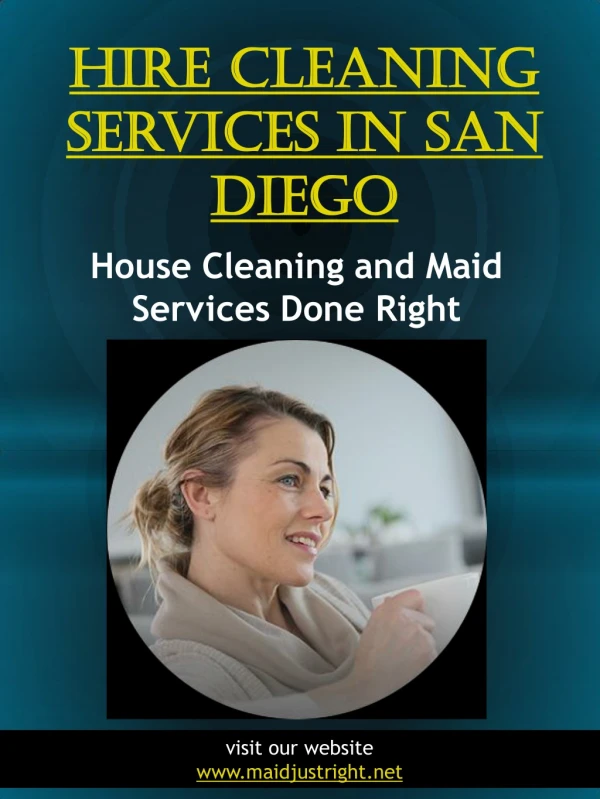 Hire Cleaning Services In San Diego