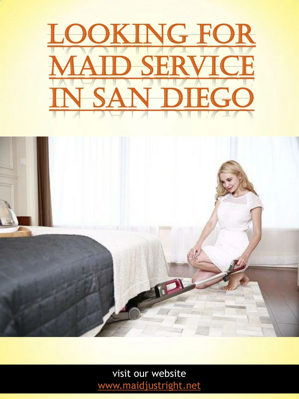 looking for looking for maid service maid service