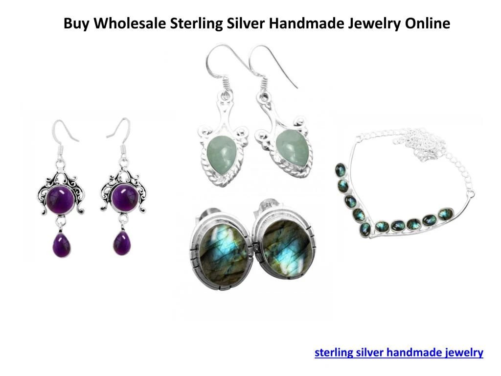 buy wholesale sterling silver handmade jewelry