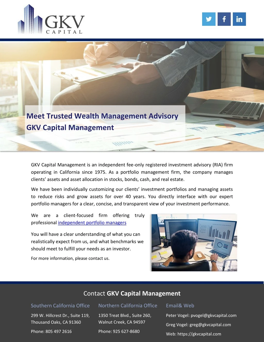 meet trusted wealth management advisory