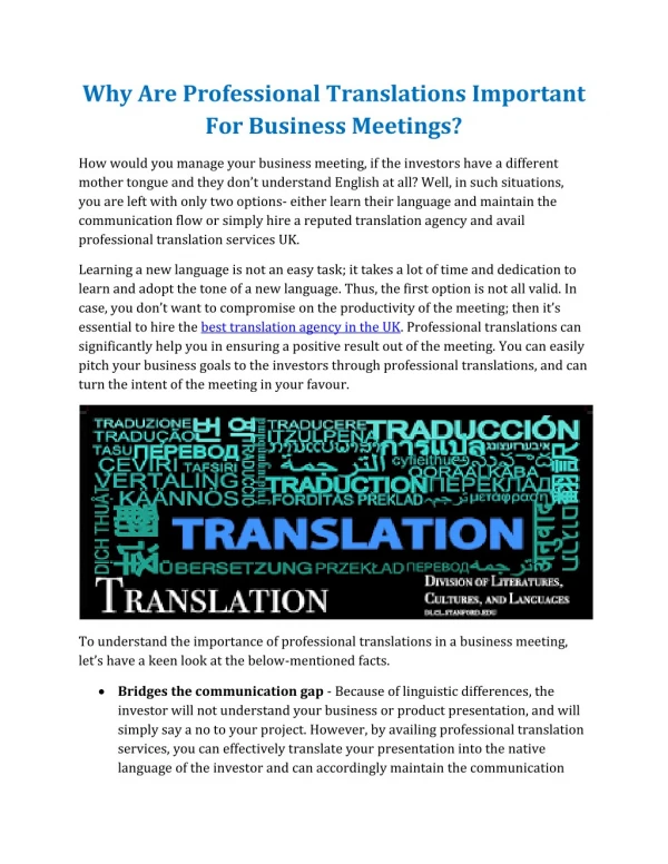 Professional Translation Services UK | Translation AZ UK