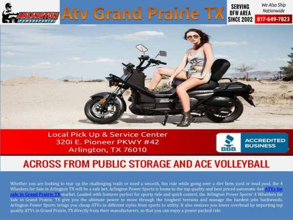 Atv Grand Prairie TX