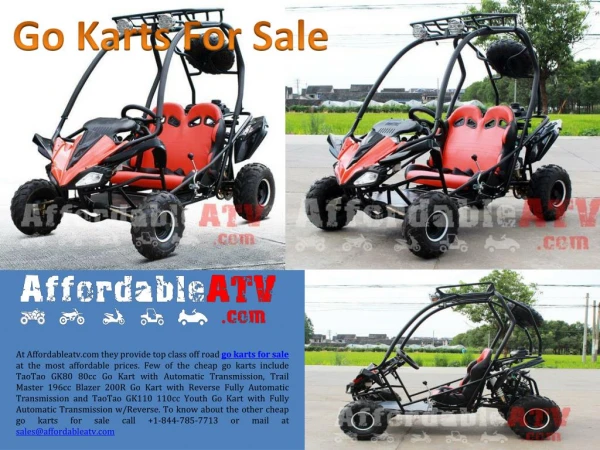 Cheap Go Karts For Sale