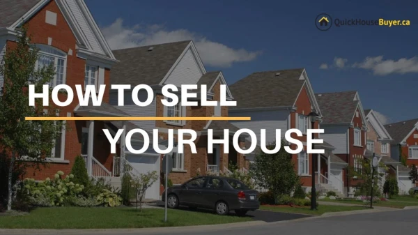 How to Sell House Fast in Barrie, Hamilton, Kitchener and Waterloo