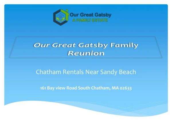 Chatham Rentals near sandy Beach
