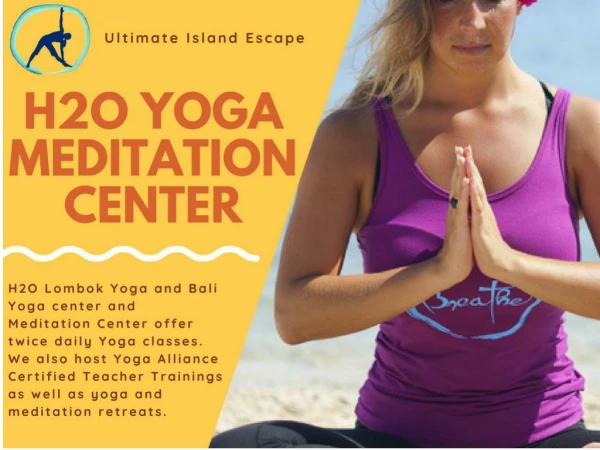 Bali Silent Meditation Retreats & Yoga Classes - H2o Yoga Meditation Center