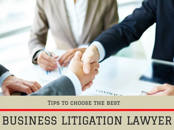 Business Litigation Law Firms