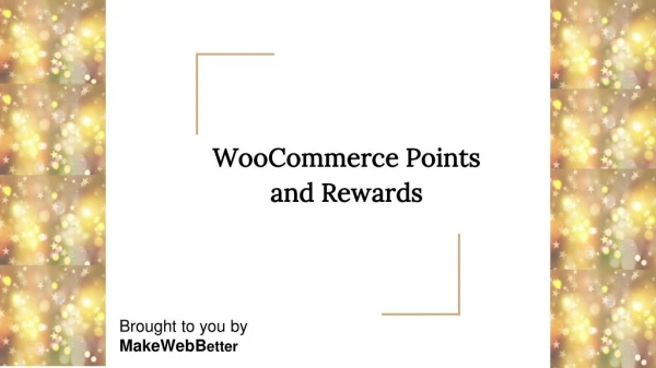 Woocommerce Points and Rewards | PPT
