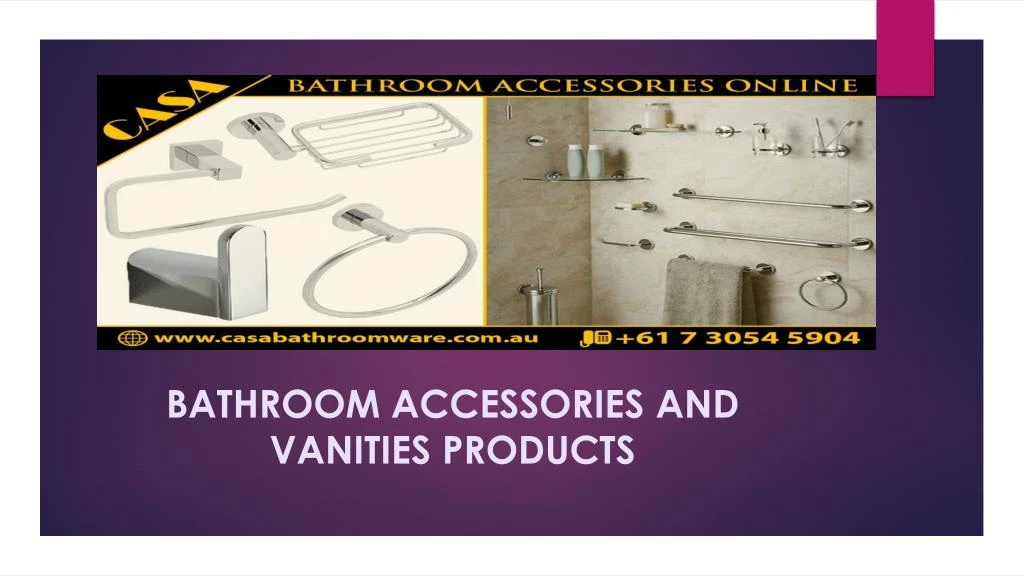 bathroom accessories and vanities products