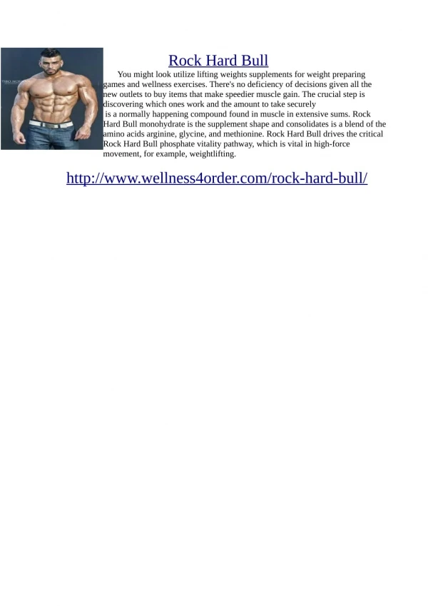 http://www.wellness4order.com/rock-hard-bull/