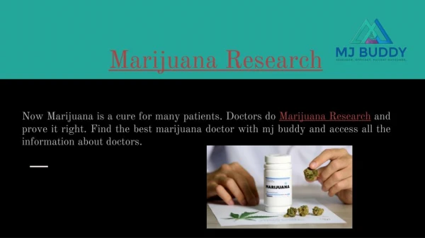 Marijuana Research