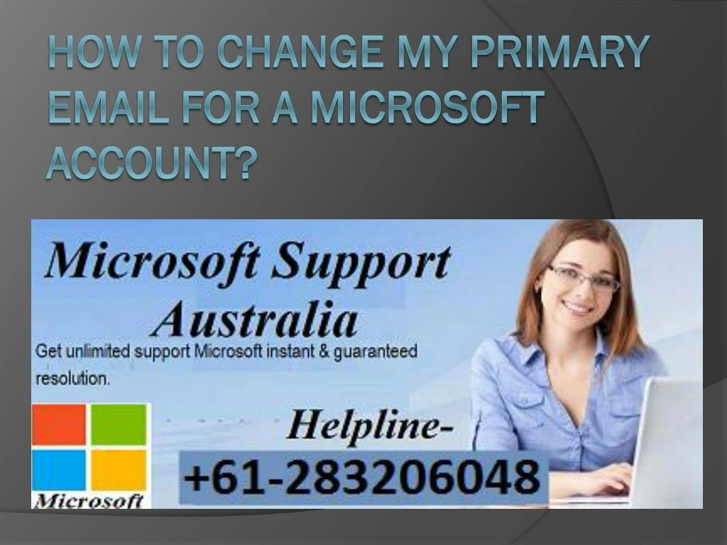 how to change my primary email for a microsoft account