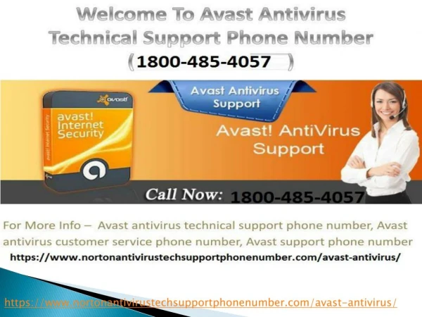 Avast Antivirus Support Phone Number-1800-485-4057--Toll-Free-USA